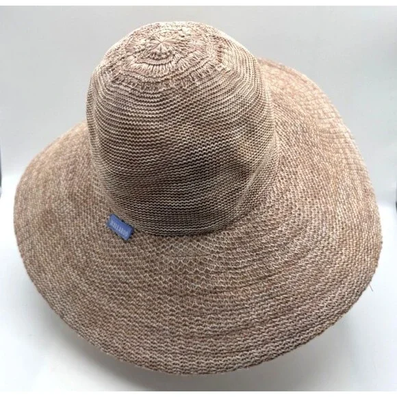Wallaroo Hat Company "Victoria" Diva Wide Brim Straw Hat Womens OSFM - Picture 8 of 11